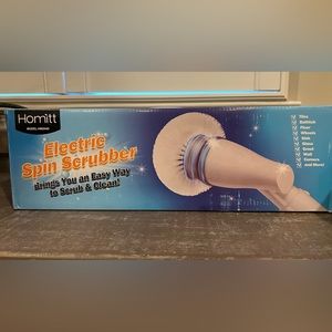 Electric spin scrubber